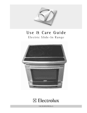 Electrolux EW30ES65G Use and Care Manual