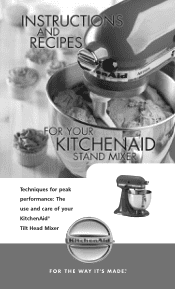 KitchenAid KSM95WH Use & Care Guide