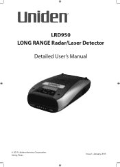 Uniden LRD950 User Manual