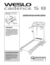 Weslo Cadence S 8 Dutch Manual