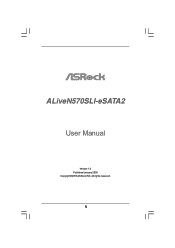ASRock ALiveN570SLI-eSATA2 User Manual