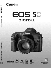 Canon 0296B002 EOS 5D Instruction Manual
