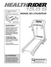 HealthRider 15.5 S Treadmill Canadian French Manual