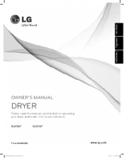 LG DLE2140W Owner's Manual