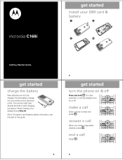 Motorola C168I User Manual
