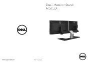Dell Dual- Stand MDS14A Dual Monitor Stand MDS14A Quick Setup Guide