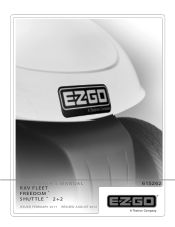 E-Z-GO Shuttle 22 RXV - Gas Owner Manual