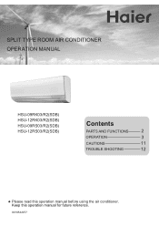 Haier HSU-09RS03 User Manual