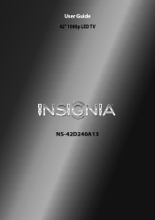 Insignia NS-42D240A13 User Manual (English)