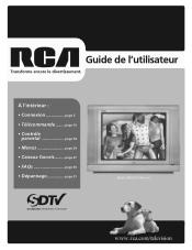 RCA 20F424T User Guide & Warranty (French)