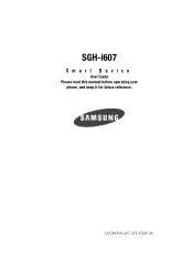 Samsung I607 User Manual (ENGLISH)