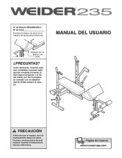 Weider 325 Bench Spanish Manual