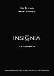 Insignia NS-32E400NA14 User Manual (Spanish)