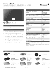 Thermador CIT36XWBB Product Spec Sheet