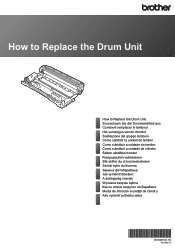 Brother International HL-L2370DWXL Drum Unit Replacement Guide