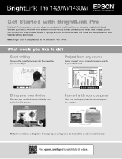 Epson BrightLink Pro 1430Wi Start Here