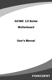 Foxconn G41MX-F 2.0 English Manual.