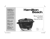 Hamilton Beach 33365 Use & Care