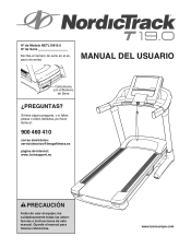 NordicTrack 19.0 Treadmill Spanish Manual