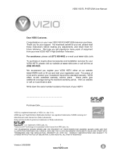 Vizio VO37LFHDTV10A VO37LFHDTV10A HDTV User Manual