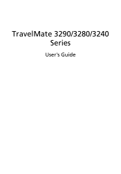 Acer TravelMate 3290 TravelMate 3280/3290 User Guide EN