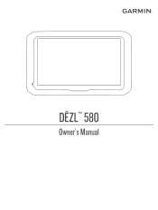 Garmin dezl 580 LMT-S Owners Manual