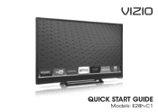 Vizio E28h-C1 Quickstart Guide (English)