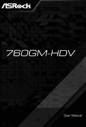 ASRock 760GM-HDV User Manual
