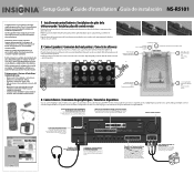 Insignia NS-R5101 Quick Setup Guide (English)