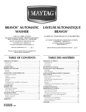 Maytag MVWB750WB Use and Care Guide