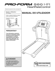ProForm 560hr Treadmill Portuguese Manual