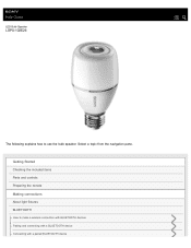 Sony LSPX-102E26 Help Guide Printable PDF
