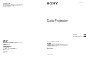 Sony SRXT420 User Manual (SRX-T420 user manual)