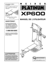 Weider Platinum Xp600 Canadian French Manual