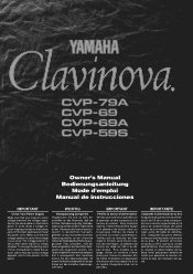 Yamaha CVP-59S Owner's Manual