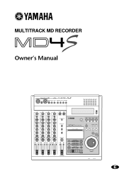 Yamaha MD4S Owner's Manual