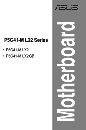 Asus P5G41-M SI VGA User Manual