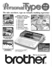Brother International PY80 Product Brochure - English