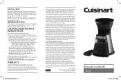 Cuisinart CBM-18N CBM-18N Manual