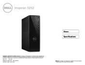 Dell Inspiron 3252 Small Desktop Inspiron 3252 Specifications