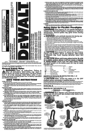 Dewalt DC509 Instruction Manual
