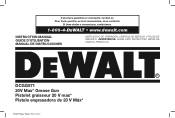 Dewalt DCGG571M1 Instruction Manual