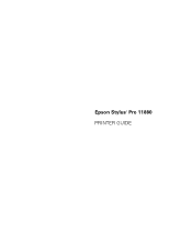 Epson 11880 Printer Guide