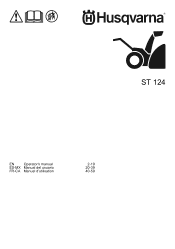 Husqvarna ST 124 Owner Manual