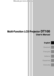 NEC DT100 User Manual
