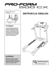 ProForm 500 Cx Treadmill Polish Manual