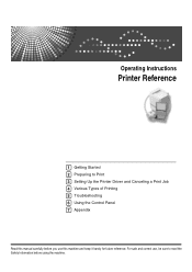 Ricoh Priport DX 4640PD Printer Reference