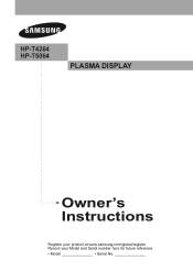 Samsung HPT4264 User Manual (ENGLISH)
