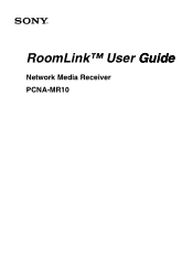 Sony PCNA-MR10 User Guide