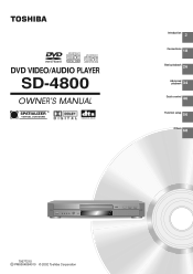 Toshiba SD-4800N Owners Manual